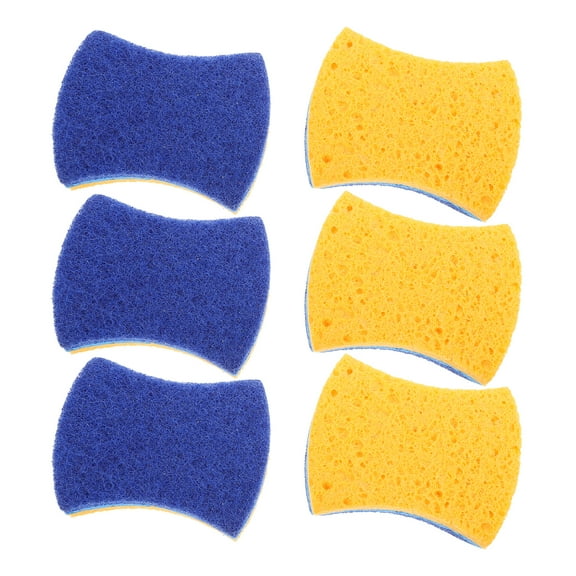 Raindrops  6 Pcs Cleaning Sponge Dish Miracle Cleaner All Purpose Skirting Board
