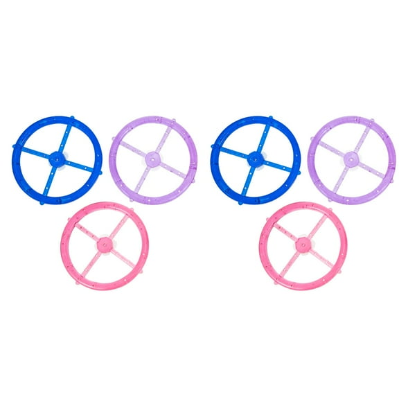 Raindrops 6 Pcs DIY Wind Chime Ring Wind Chime Wind Chime Supplies Circles Frames of for Outdoor Patio Decoration