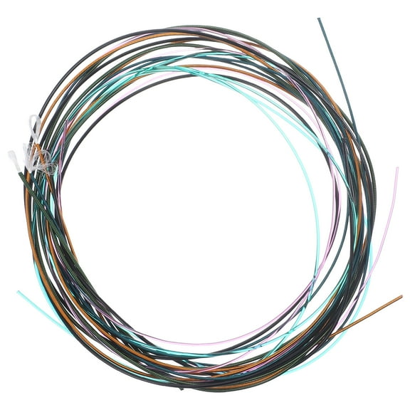 Raindrops 6 Pcs Electric Guitar Steel 115.00X0.10X0.10CM Colorful