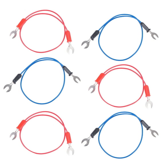 Raindrops 6 Pcs Ground Wire Pigtail Interconnect U-shaped Plug Wiring