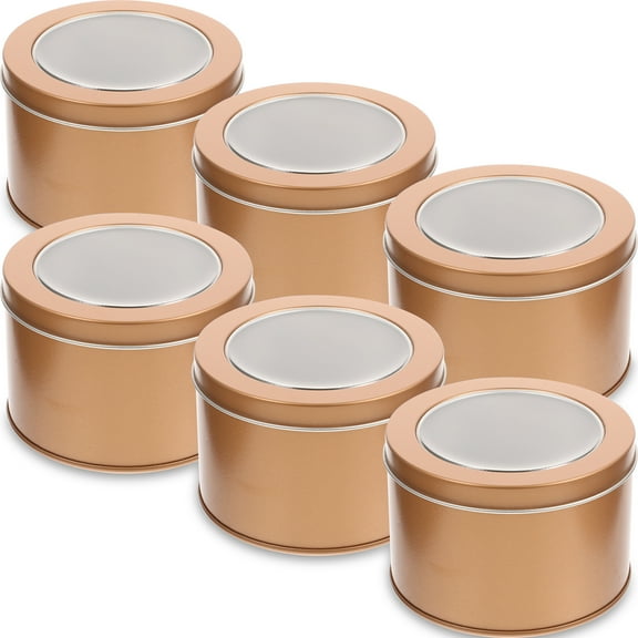 Raindrops  6 Pcs Growing Pots Metal Flower Outdoor Macrame Empty Tin Cans Travel Rose Gold