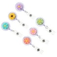 thumbnail image 1 of Raindrops  6 Pcs Lanyard Card Holder Daisy Easy-pull Buckle Work Staff, 1 of 8
