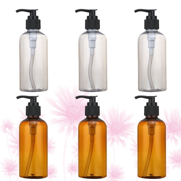 Raindrops  6 Pcs Liquid Dispenser Small Bottle Cosmetic Pump Dispensers