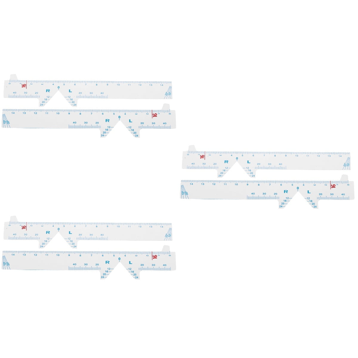 Raindrops 6 Pcs Measuring Ruler for Pupillary Distance Pupil Distance ...