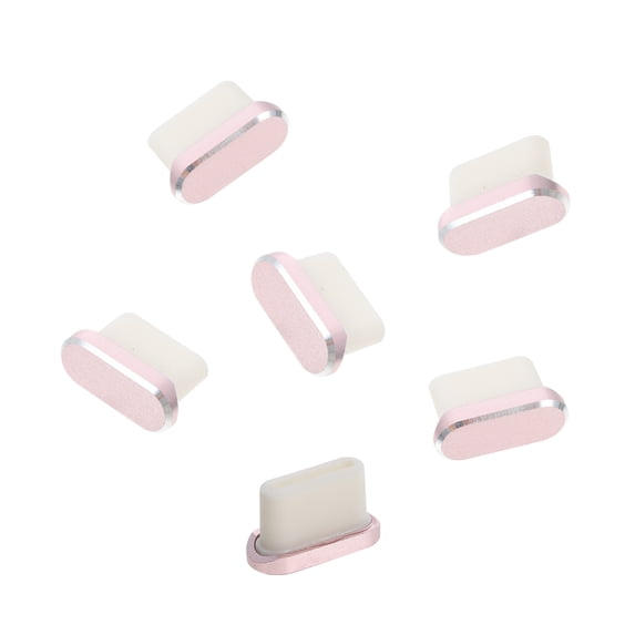 Raindrops 6 Pcs Mobile Dust Plugs Phone Charging Port Dustproof Stopper