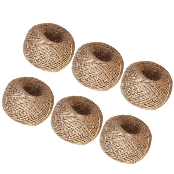 Raindrops  6 Pcs Red Cord Premium Jute Material Natural Twine