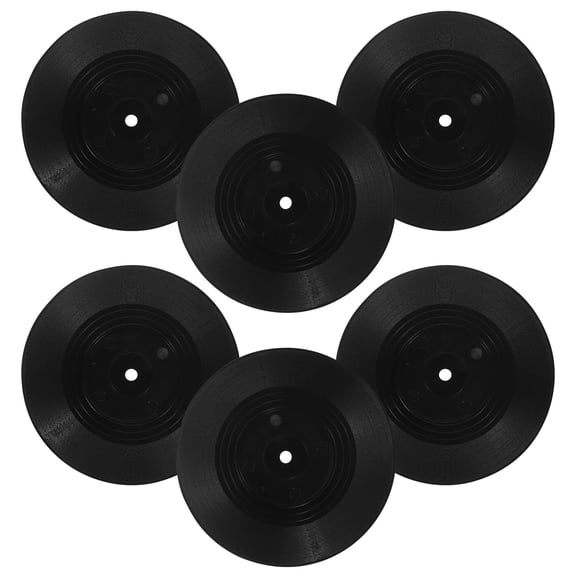 Raindrops 6 Pcs Retro Vinyl Record Coasters for Drinks Baby