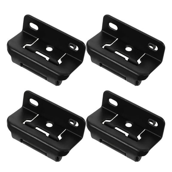 Raindrops 6 Pcs Soft Closing Cabinet Hinges Kitchen for Cabinets Black