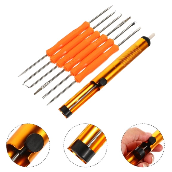 Raindrops 6 Pcs Solder Auxiliary Tool Desoldering Wick Tools Heat Orange