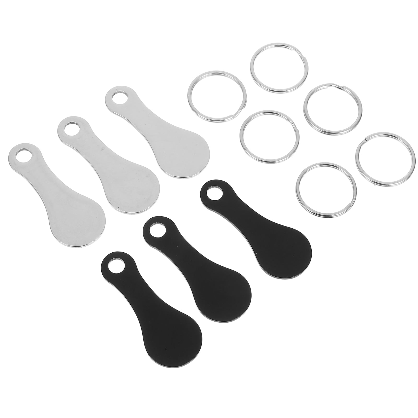 Raindrops 6 Pcs Trolley Jack Trailer Jack Pads Cart Token Shopping 5.50X2.30X0.10CM