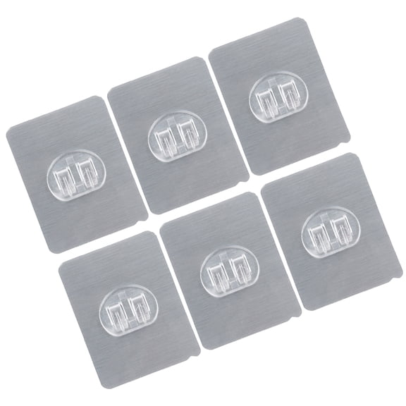 Raindrops  6 Pcs Wall Hooks for Hanging Heavy Duty Clothes Rack