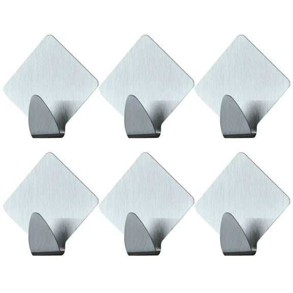 Raindrops  6 Sets/12PCS Wall Hooks Hanging Heavy Duty Large Size