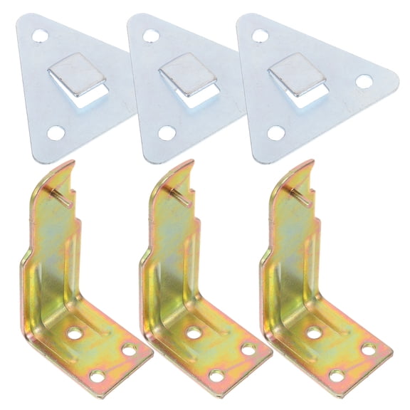 Raindrops 6 Sets Metal Fire Extinguisher Brackets and Mounts for Wall Mounting Simple Structure 11.8x7.9x3.9in