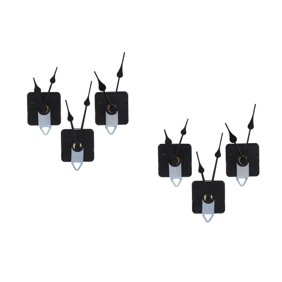 FOMIYES DIY Wall Clock Movement, ABS Material, Silent Operation, Accurate Timekeeping, 6Sets
