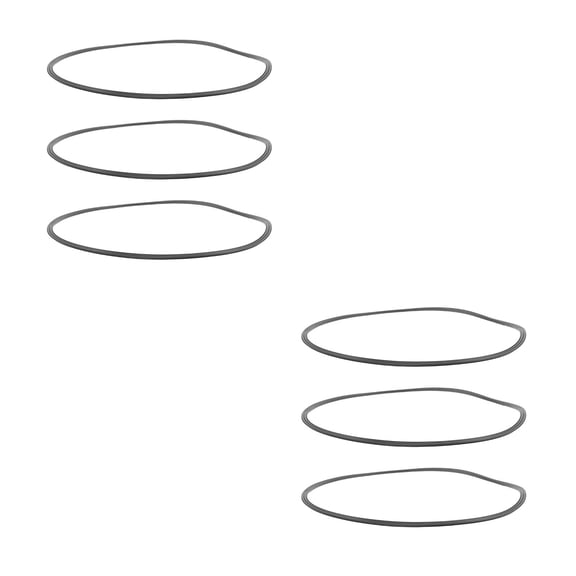 Raindrops Hemoton 6 pcs Bar Stool Floor Protector Stool Base Rings Rubber Nonslip Rings Chair Leg Floor Protectors