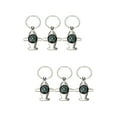 thumbnail image 1 of Raindrops 6 pcs  Compass Key Ring Alloy Key Chain Creative Key Pendant Key Hanging Decor, 1 of 8