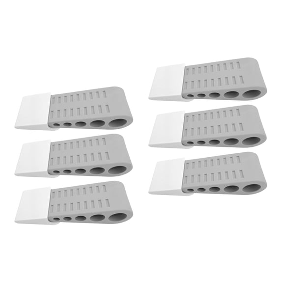 Raindrops 6 pcs Door Stop Stoppers Security Door Wedge Stopper Finger Safety Security Door Stops