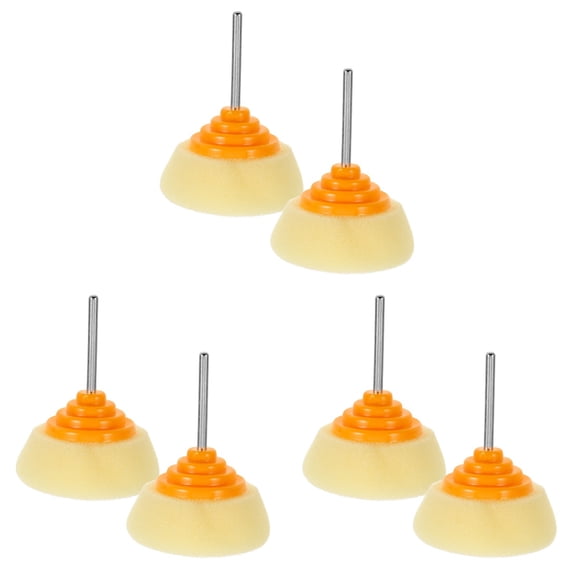 Raindrops 6 pcs  Drill Buffer Attachment Buffer Sponge Pad Wheel For Polishing Sealing