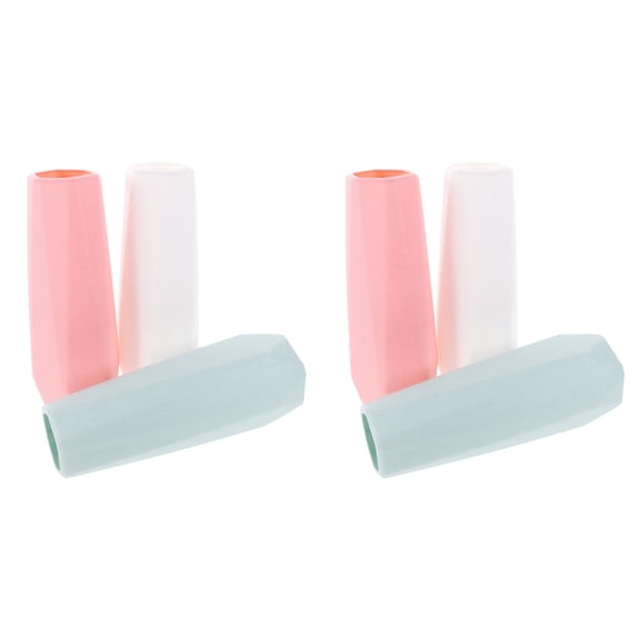 Raindrops 6 pcs  Geometric Vase Decorative Flower Vase Unbreakable Flower Container Vase Decor