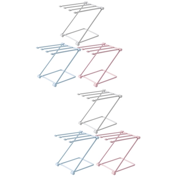 Raindrops 6 pcs  Multi-function Rag Storage Rack Kitchen Dishcloth Organizer Dishcloth Hanging Holder