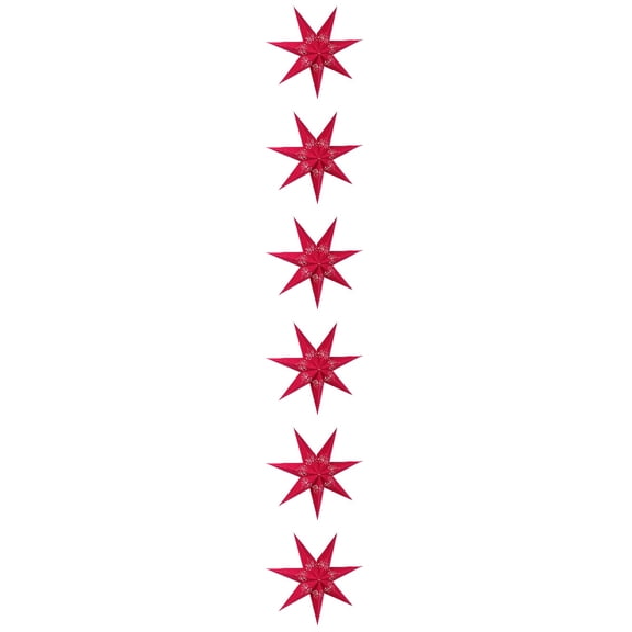 Raindrops 6 pcs Paper Star Ceiling Light Cover Creative Wedding Decorative Lampshade