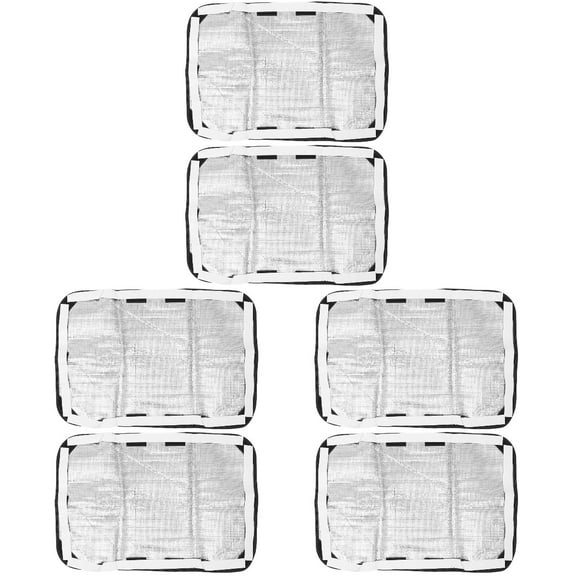 Raindrops 6 pcs RV Window Sun Shade Cover UV Blackout Shade Privacy Screen Door Window Cover