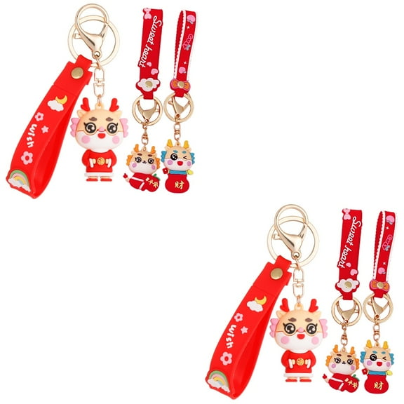 CHICHUMID Decorative Dragon Keychain Assorted Color for DIY Crafts and Bag Embellishments