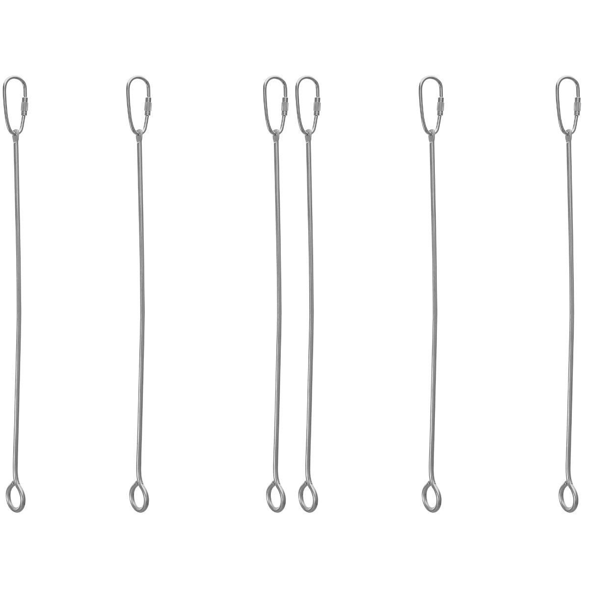 Picture of Raindrops 6 pcs Stainless Steel Bird Food Skewer Bird Cage Hanging Food ...