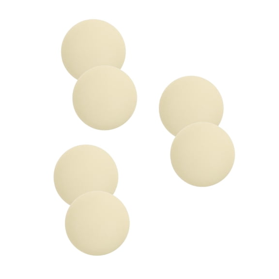 Raindrops PVC White Glow in The Dark Hockey Pucks for Nighttime Practice and Training 6Pcs