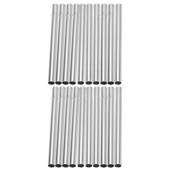 Raindrops 60 Pcs DIY Wind Chime Making Tubes Aluminum Wind Chime Replacement Parts