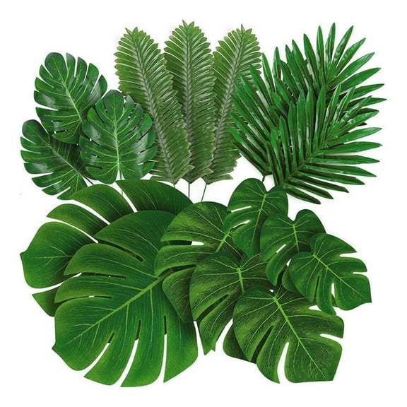 Raindrops 60 Pcs Home Simulated Turtle Leaf Dining Table 35.50X29.00X0.10CM