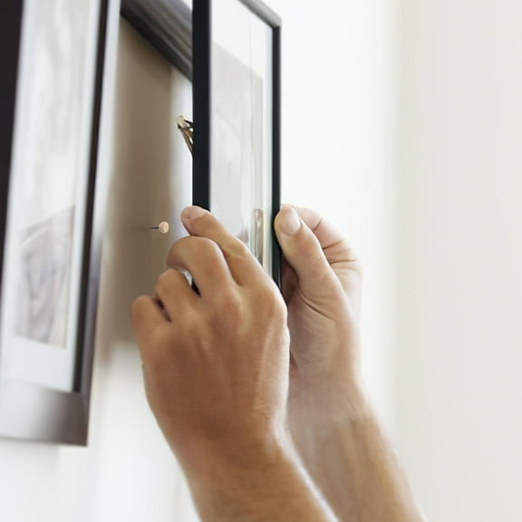 Raindrops  60 Pcs Picture Hooks Stick Nails for Hanging Pictures Office