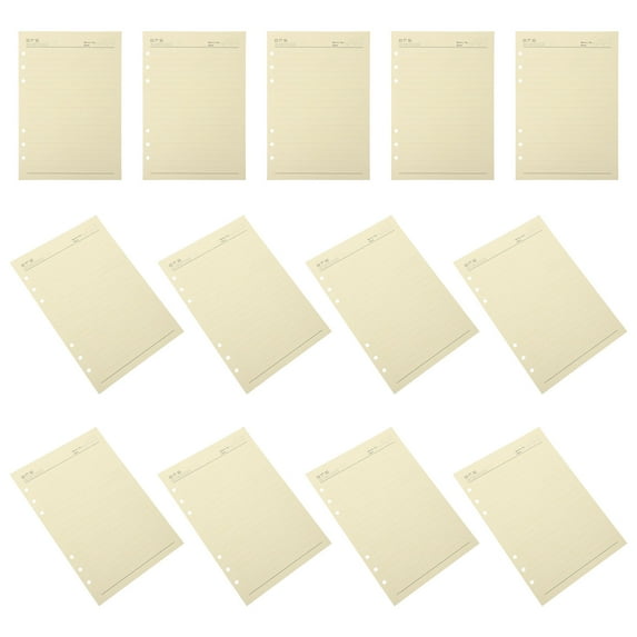 Raindrops 60 Sheets of Notebook Insert Paper Refill Binder Paper Notebook Replacement Inserts
