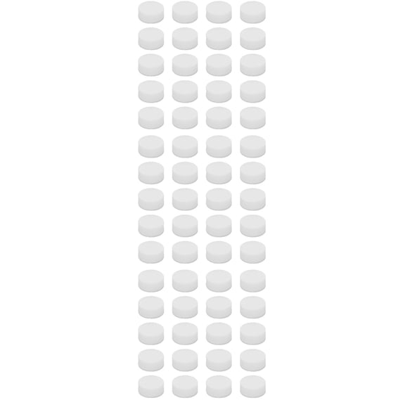 Raindrops 60 pcs Abalone Shell Fingerboard Dots Abalone Inlay Material for Musical Guitar (White)