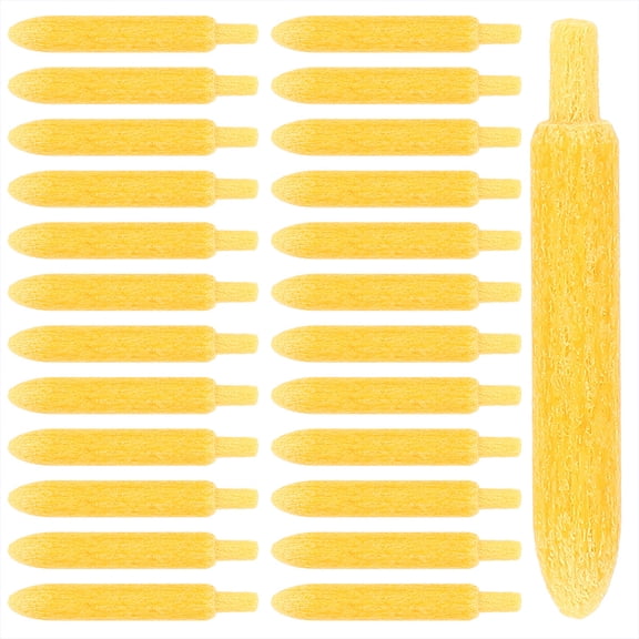 HONMEET Universal Paint Marker Pen Nibs Chemical Fiber 60Pcs Cylindrical with Extended Tail