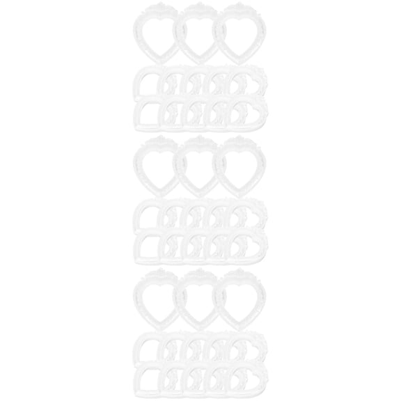 Raindrops 60 pcs Resin Mini Frame Diy Photo Resin Frame Diy Photo Props Diy Jewelry Key Chain Mini Frames