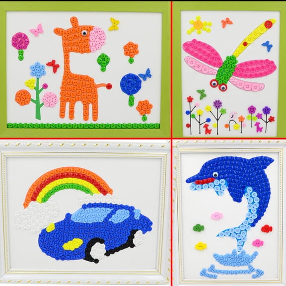 Raindrops  600 Pcs Buttons for Sewing Small Crafts Decorative Colorful
