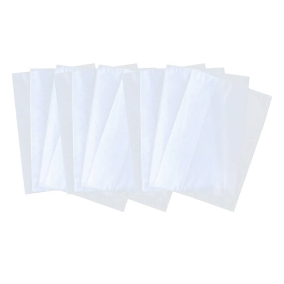 Raindrops 60PCS Kitchen Sink Waste Filter White PE Self-standing Strainer for Water Draining