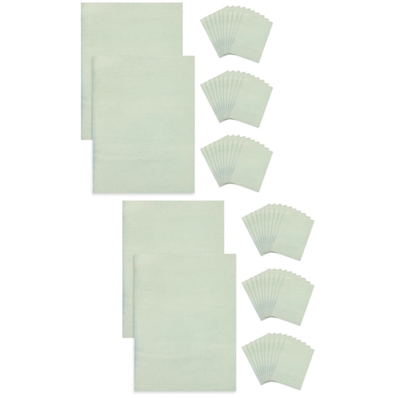 Raindrops 64 Sheets of Sun Print Paper Kit Cyanotype Paper with Panel Sun Sensitive Printing Art Paper