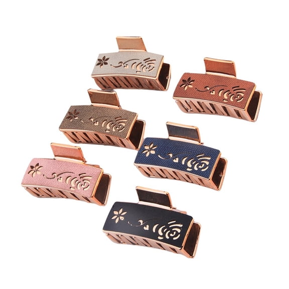 Raindrops Cute Decorative Rectangular Claw Clips for Headwear Everyday Use by Girls and Women