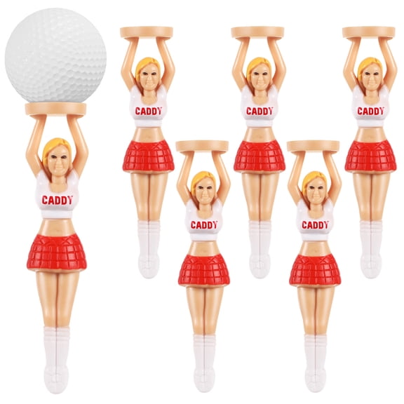 FOMIYES Golf Tees Plastic Assorted Colors Golf Accessories to Protect Rod and Reduce Friction for Better Play