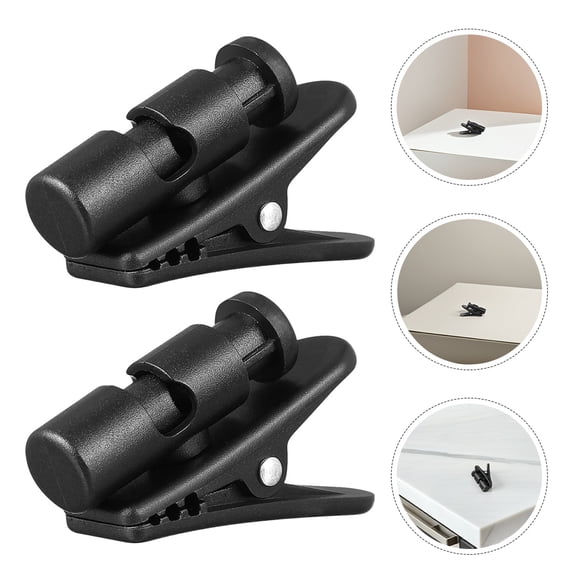 Raindrops 6PCS Headphone Clips Headset Cables Clips for Earphone Wire Cable Cord Clamp Hooks Collar Clamp Clothing Earphone Winder Earbud Cable Clip Hooks