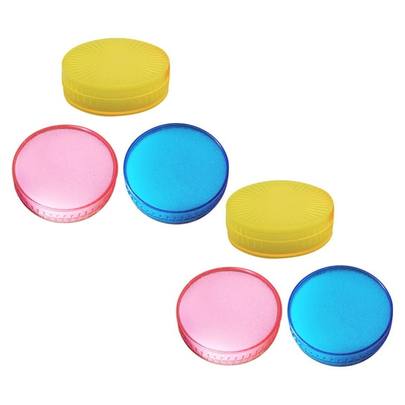FOMIYES 6-Pack Cash Handling Finger Sponge Moistener for Banks and Retail with Easy to Clean Design