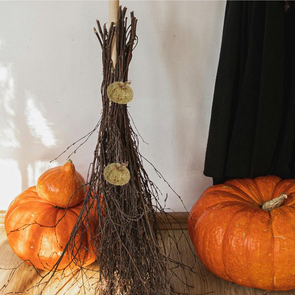 Raindrops Mini Pumpkin Decor Realistic Design Round Props 6Pcs for Fall Table Centerpiece