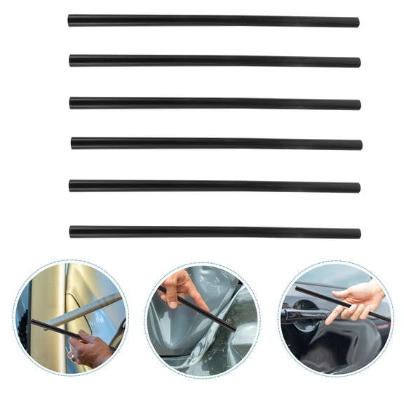 Raindrops 6Pcs Car Dent Repair Kit Hot Melt Glue Sticks for Efficient Auto Dent Pulling