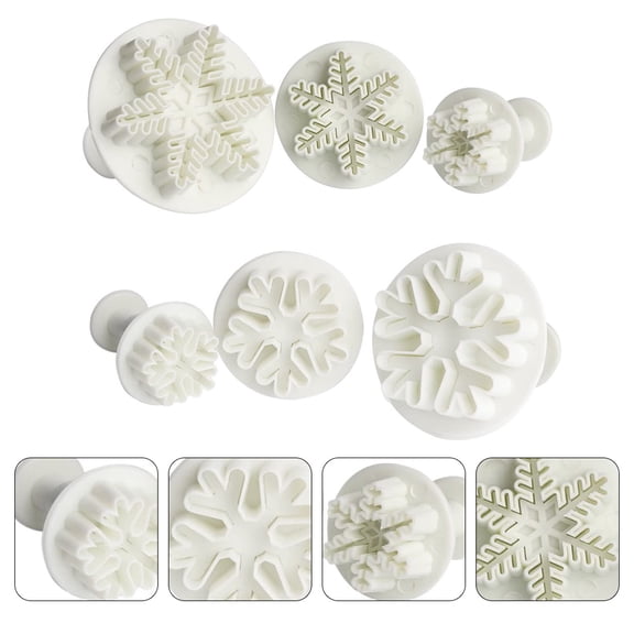 FOMIYES 6-Piece Chocolate Mold Set with Embossing Tools for Cake Decorating, Party Baking Supplies, Assorted Colors Included