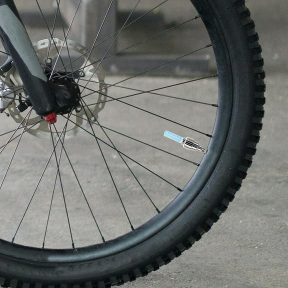 Raindrops 6Pcs Bike Wheel Lights Ultra Bright for Nighttime Riding 2.5x0.7x0.7in