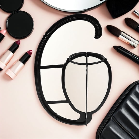 Raindrops 6Pcs Black Wig Drying Stand Adjustable Hair Extensions Holder Hanger for Home Salon Use