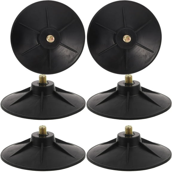 FOMIYES 6Pcs Spacesaving Steel Plate Suction Cup Base for Boxing Bag Stand Home Gym