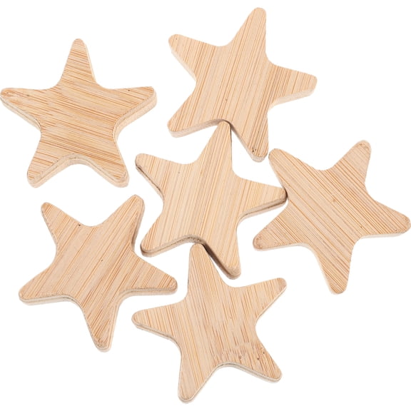 Raindrops Spring Wood Cutouts For Diy Crafts Home Decoration 6Pcs 1.69X1.69X0.39in